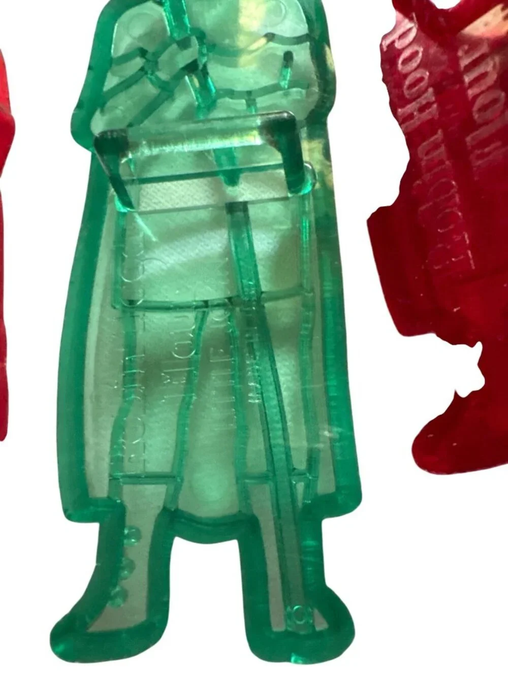 Vintage Cookie Cutters Set Of 20 Plastic Robin Hood Holiday Animal Shapes Red